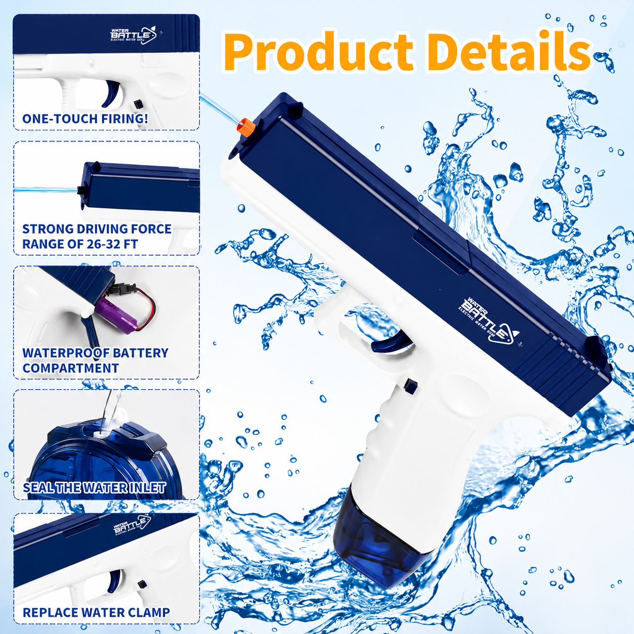 Electric Water Gun – Water Battle